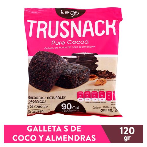 Barra Trust Almend Coco Y Agav Cho 120Gr