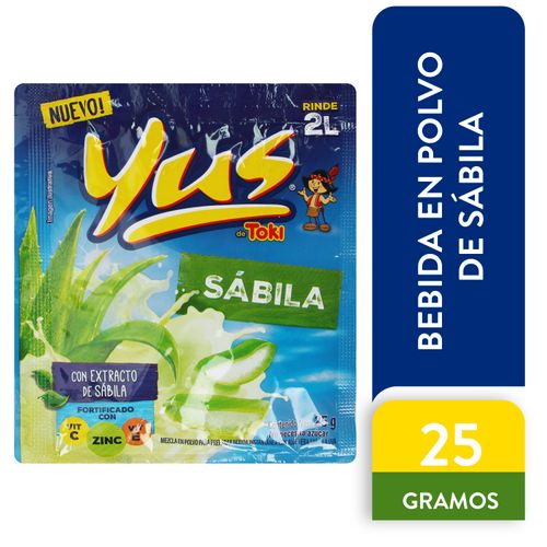 Bebida En Polvo Yus Sabila 25Gr