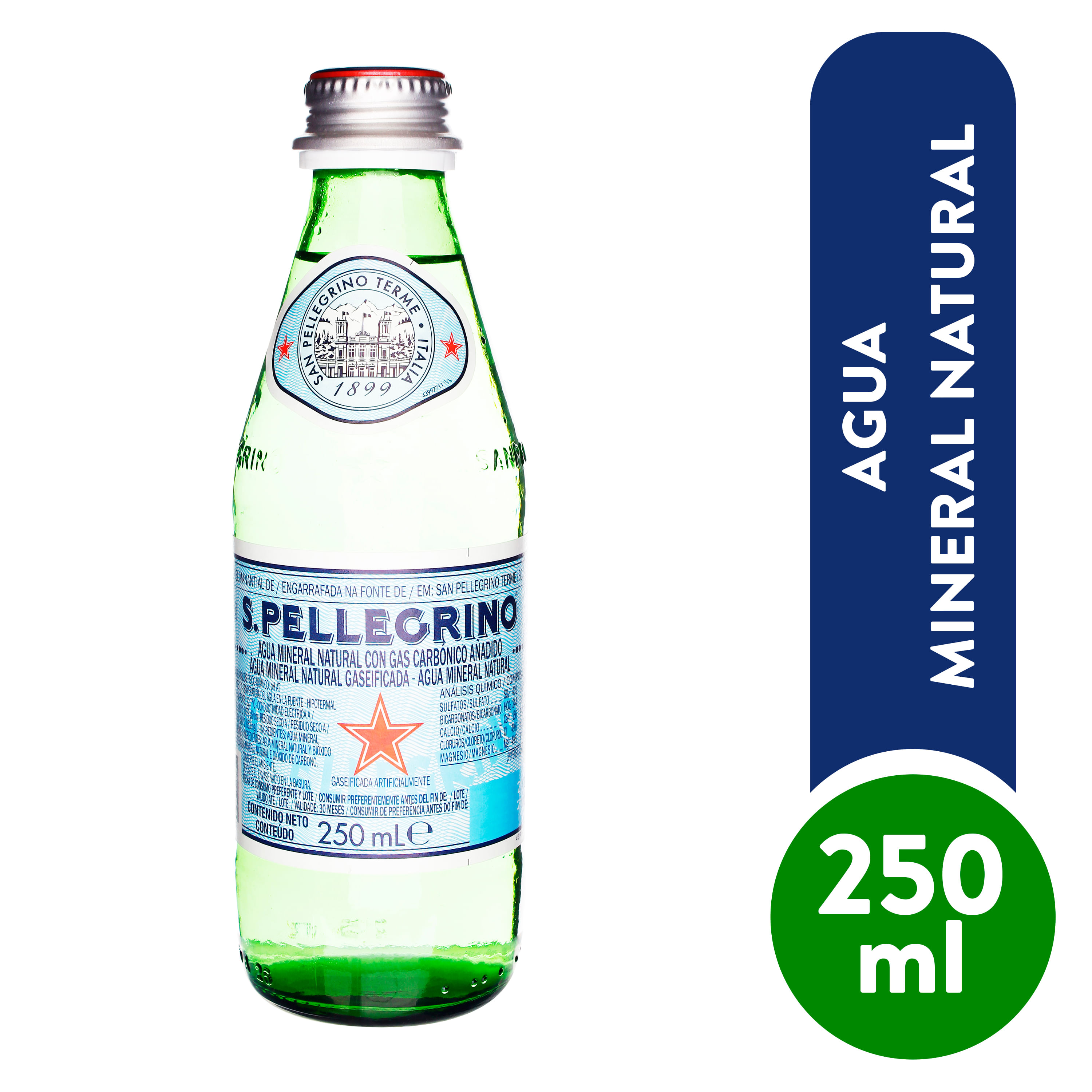 Agua Mercacentro Botella 250 ml 