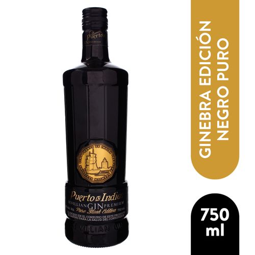 Ginebra Premium Puerto De Ind Blac 750Ml