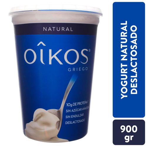 Yogurt Natural Oikos Sin Azúcar - 900gr