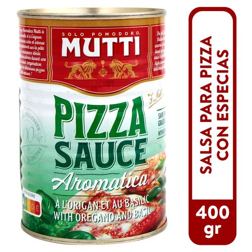Salsa Mutti Pizza Con Especies En Lata - 400gr