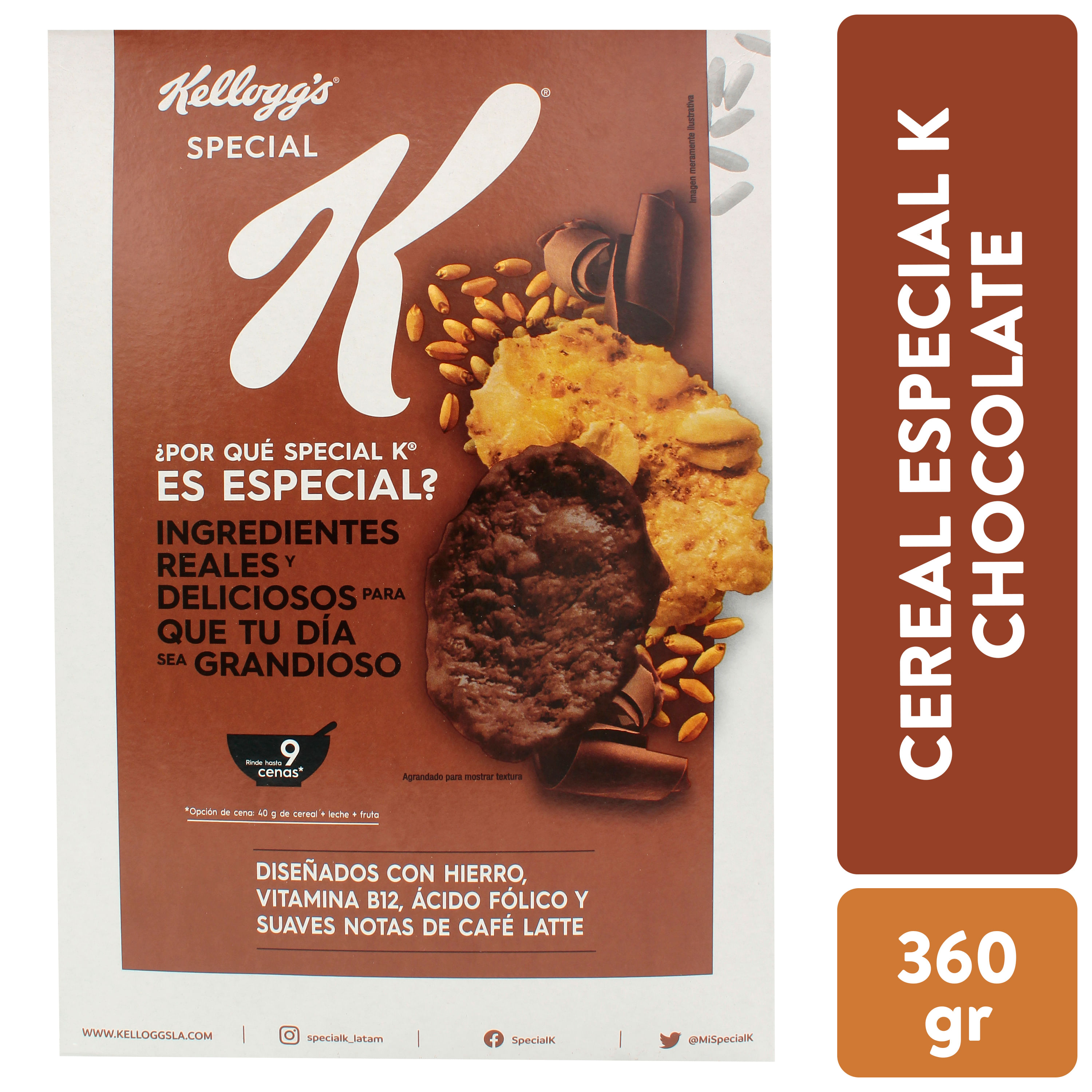 Comprar Cereal Kelloggs Special K Chocolate 360gr