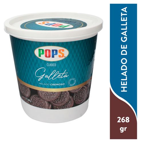 Helado Pops Pinta Galleta 268Gr