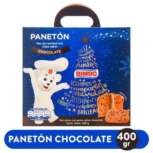 Panettone Bimbo Choco Chispas Chocolate 450gr