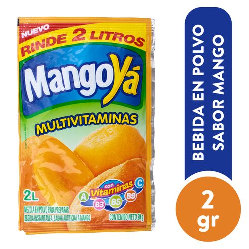 Bebida En Polvo Ya Mangoya 18gr