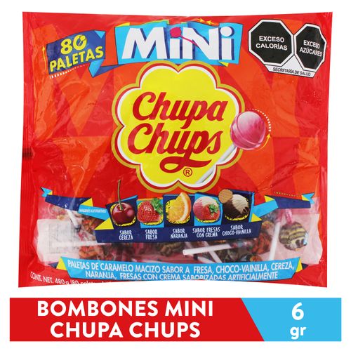 Bombon Mini Chups 80 6 Gr