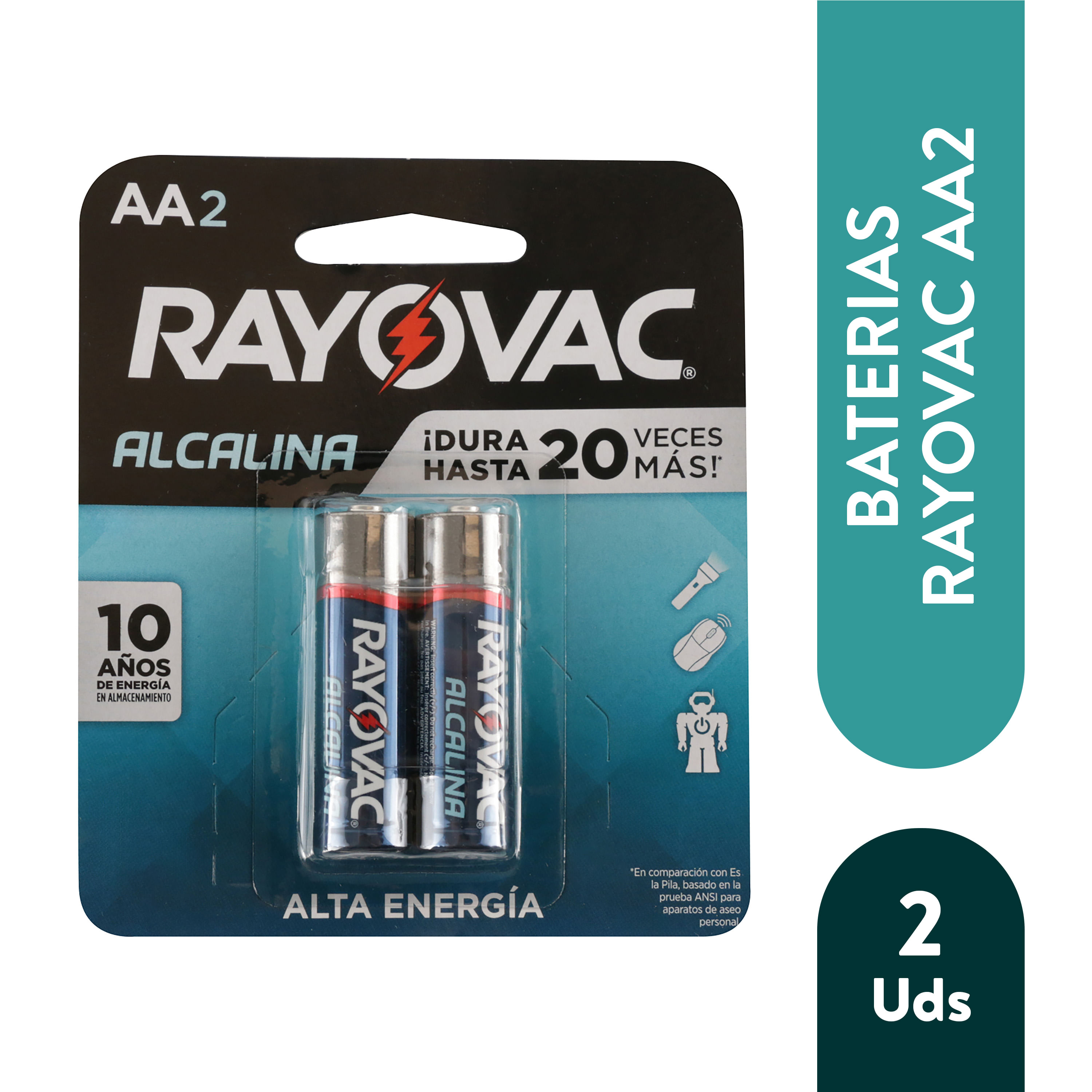 PILAS RECARGABLES AA x 2 RAYOVAC - TVentas - Compras Online en Ecuador