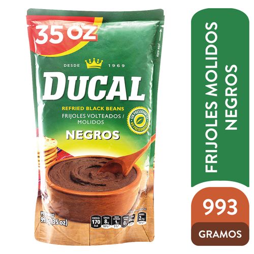 Frijol Ducal Molido Negro Doy Pack - 993gr