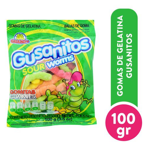 Gomitas Guandy gusanitos - 100 g