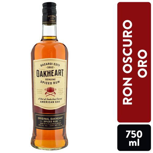 Ron Bacardi Oro Oakheart 750Ml
