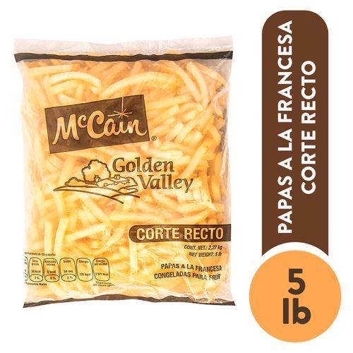 Papas Fritas Golden Valley Corte Recto 2270 g