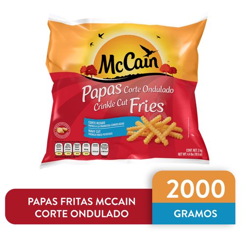 Papas Mccain Fritas Corte Ondulado -2000gr