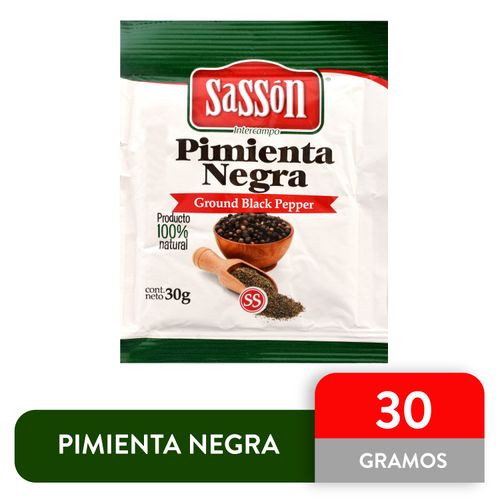 Pimienta Sasson Negra - 30gr