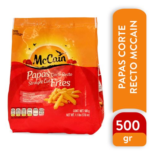 Papas Mccain Fritas Corte Recto - 500gr