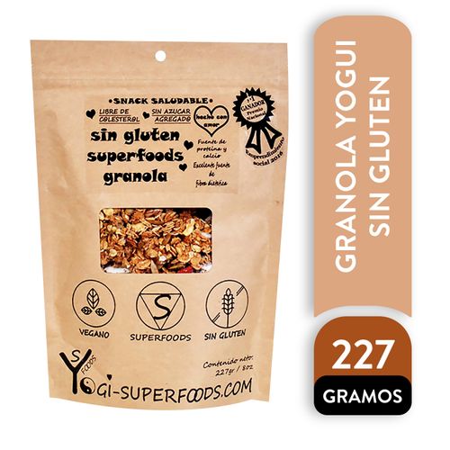 Granola Yogui Sin Glute Superfoods - 227gr