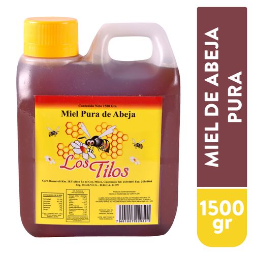 Miel Los Tilos Pura De Abeja -1500 g