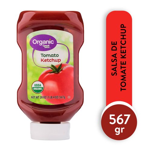 Salsa Great Value tomate organic ketchup - 567 g