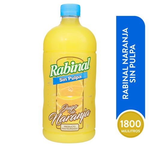 Jugo Rabinal Naranja Sin Pulpa - 1800ml