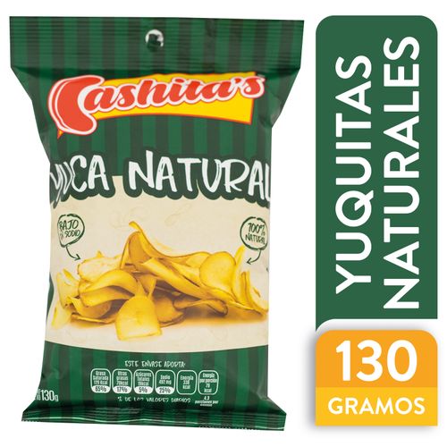 Yuca Cashitas Natural - 130gr