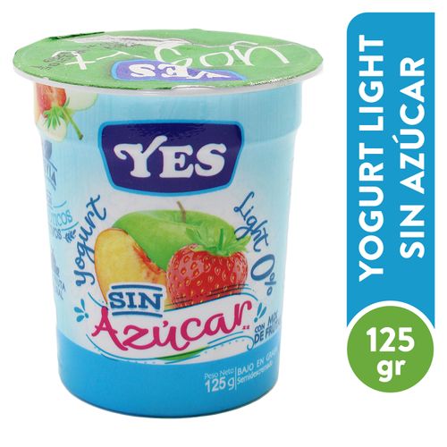 Yogurt Yes Tuttifruti Light - 125 g