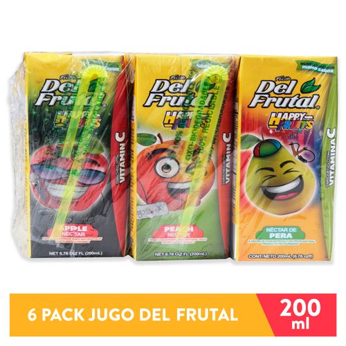 12 Pack Nectar Del Frutal Tetra - 200ml