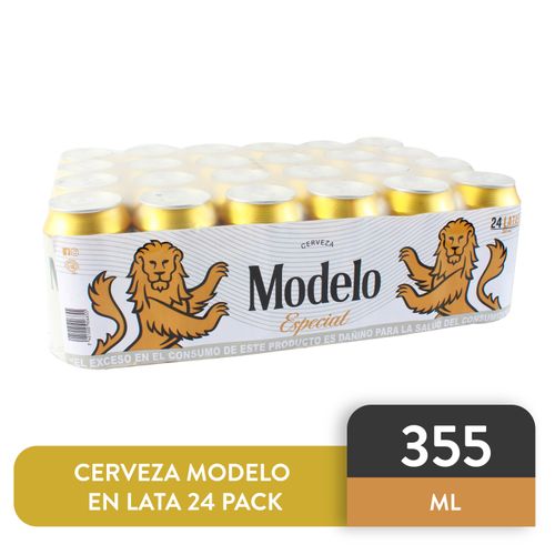 24 Pack Cerveza Modelo Lata - 355ml