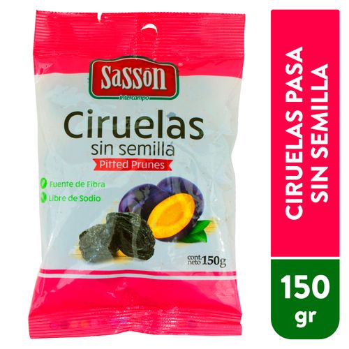 Ciruela Sasson Sin Semilla Bolsa - 150 g