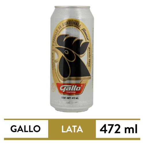 Cerveza Gallo Lata - 472ml