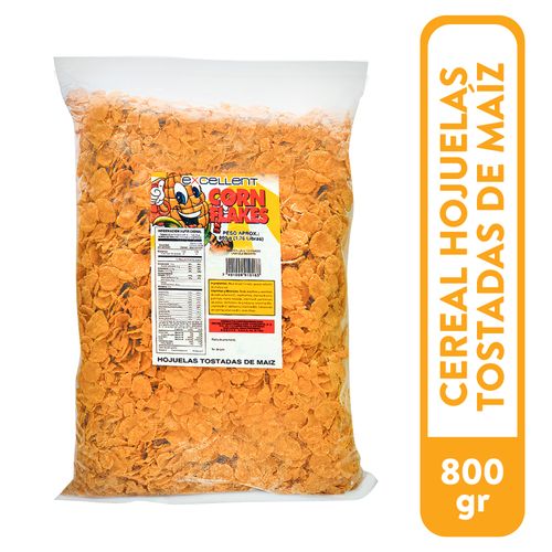 Cereal Excellent Hojuelas Tostadas de Maíz - 800 g
