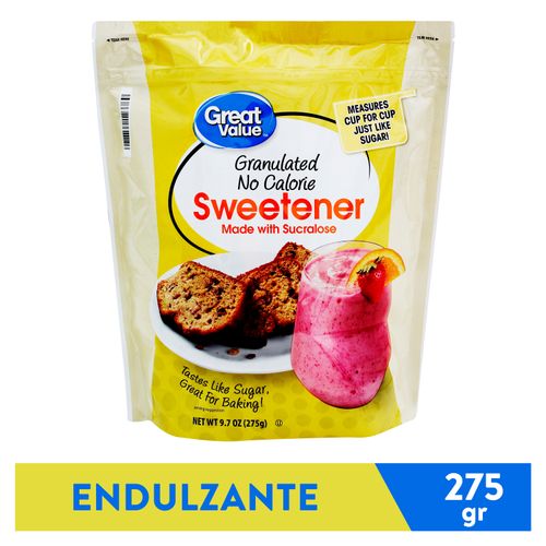 Sucralosa Great Value Granulada 275 g