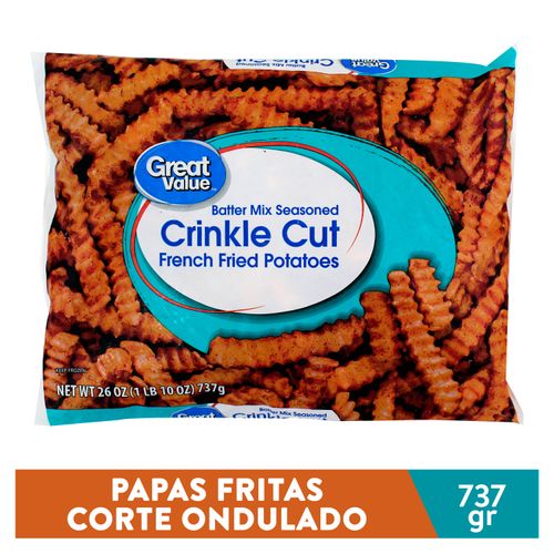 Papa Frita Great Value Ondulada - 737gr