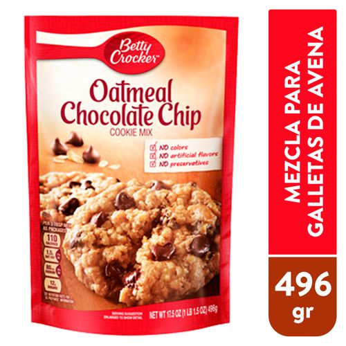 Mezcla Betty Crocker Galleta Avena Chocolate - 496gr