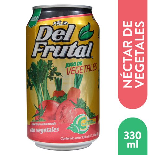 Nectar Del Frutal Vegetales Lata - 330ml