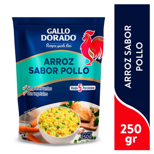 Arroz Gallo Dorado Sabor Pollo 250Gr