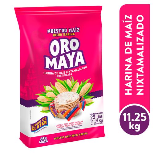 Harina Oro Maya De Maiz - 25 Libras