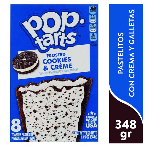 Helado Pop Tart frosted barra crema y galleta - 384 g