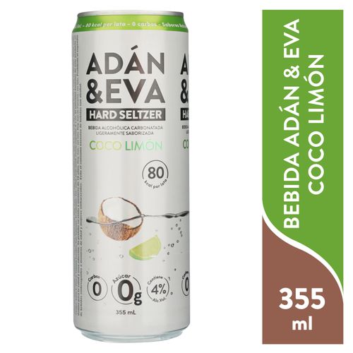 Bebida Alcohólica Adán Y Eva Coco Limón - 355ml