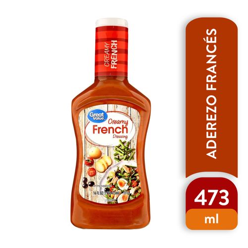 Aderezo Great Value Cremos Frances 473Ml
