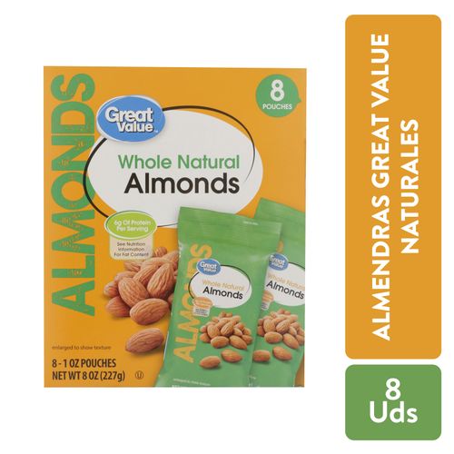 Almendra Gv Natural 8 Pack 227 g