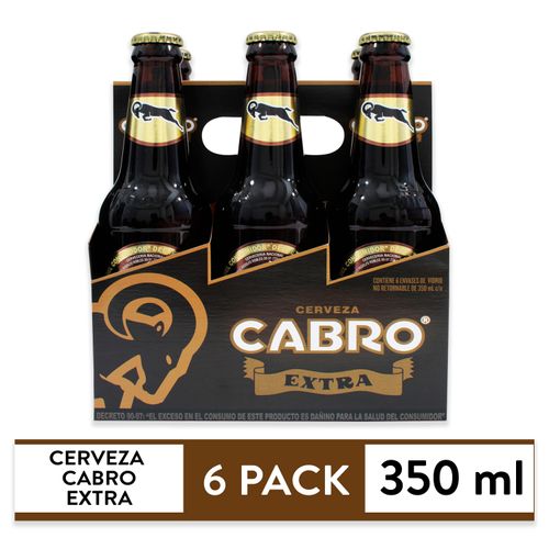 6Pack Cerveza Cabro Extra