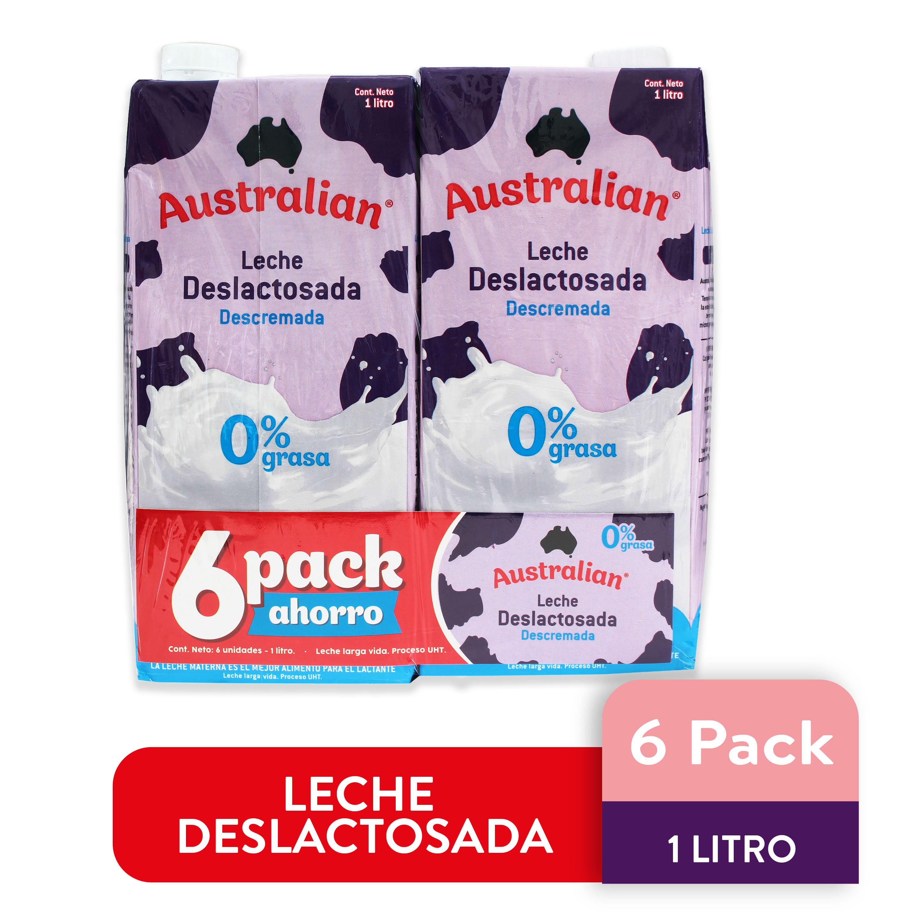 Leche sin lactosa 1L $920 Pack 6 - Almacén La Económica