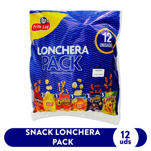 Snack Frito Lay Lunch 12 Unidades 216gr