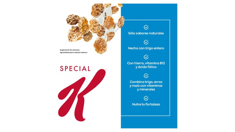 Cereal Kellogg's Special K original sabor natural 580 g