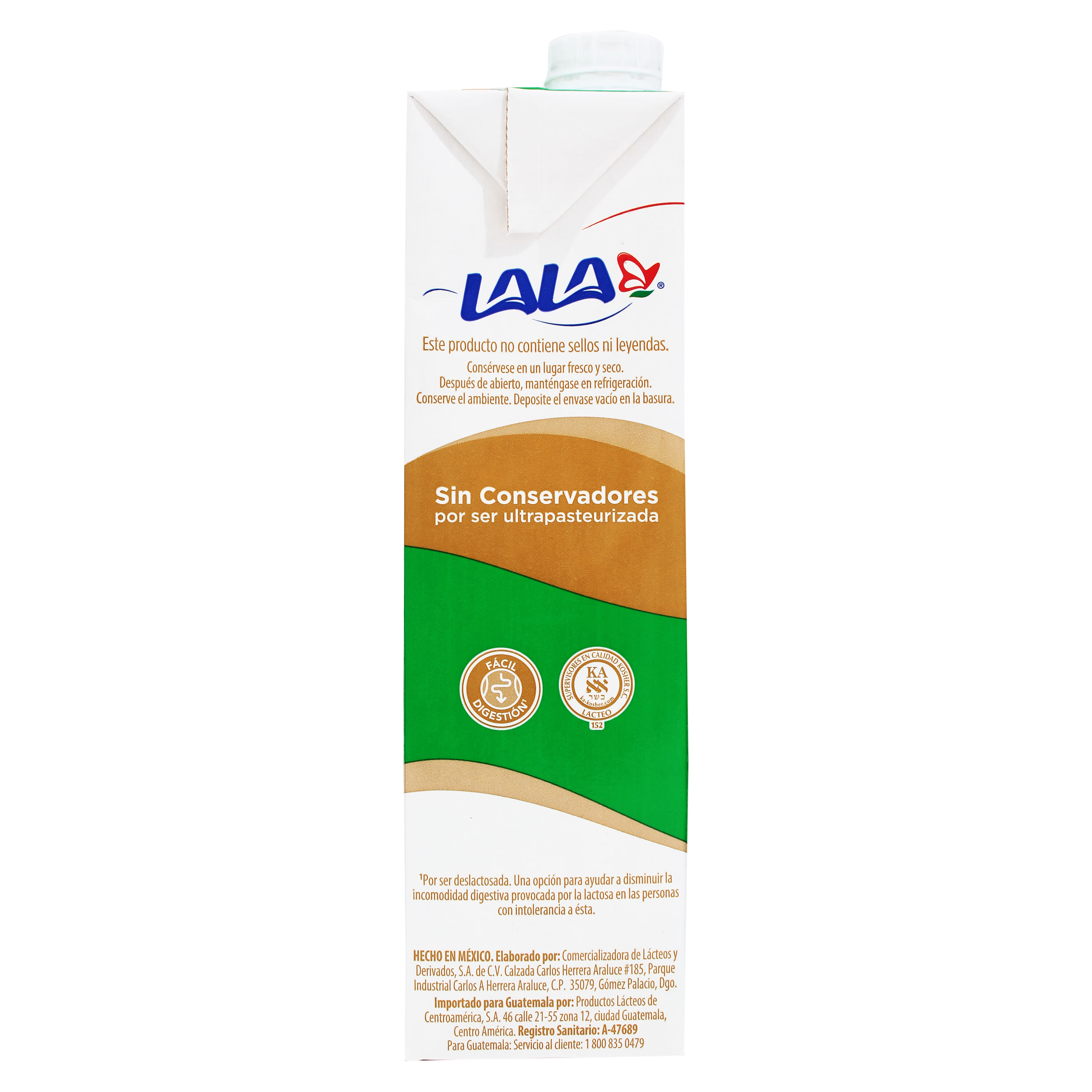 Comprar Leche Lala 100® Sin Lactosa Reducida en Grasa Deliciosa y Ligera -  1000ml, Walmart Guatemala - Maxi Despensa