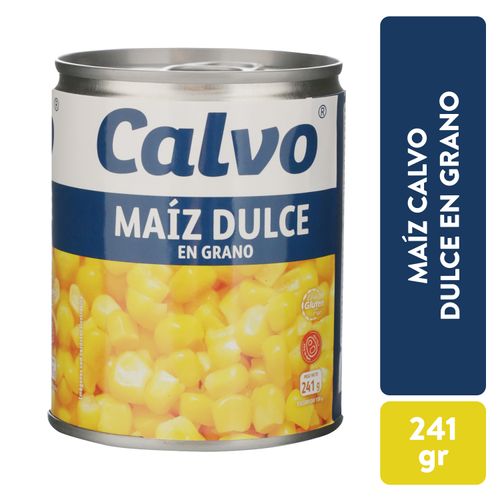 Maíz Dulce Calvo En Grano Enlatado - 241 g