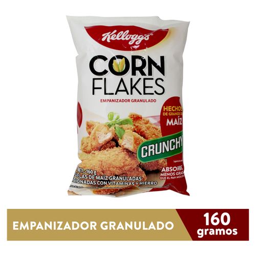 Empanizador Kellogg's® Granulado Corn Flakes Sabor Original - Absorben Menos Grasa que el Pan Molido 1 Caja -160 g