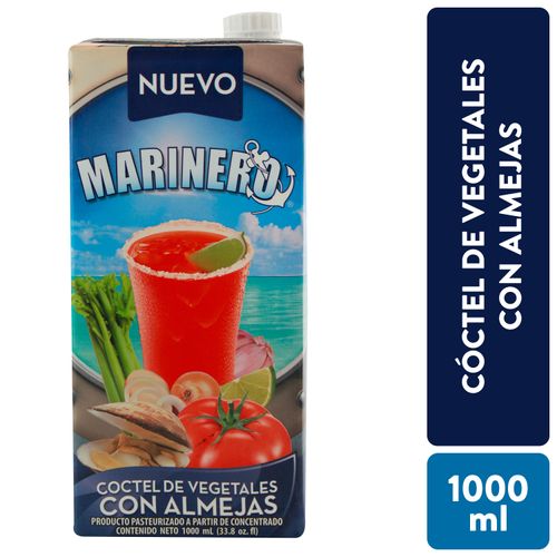 Bebida Marinero Coctel de Vegetales Con Almeja- 1Litro