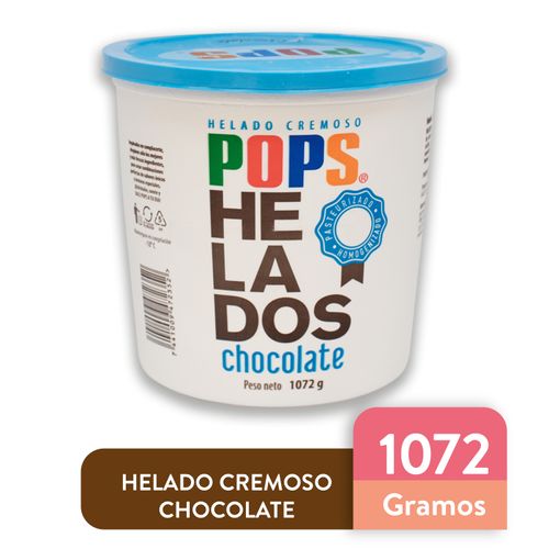 Helado Pops Cremoso De Chocolate - 1072gr