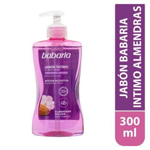 Jabón Babaria Intimo Almendras -300ml